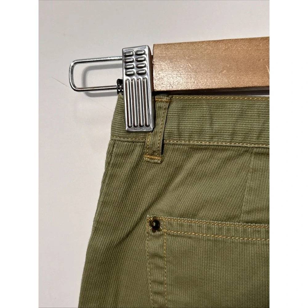 Gymboree Bonjour Provence Cropped Pants Olive Green Sequins‎ & Embroidered Sz 8